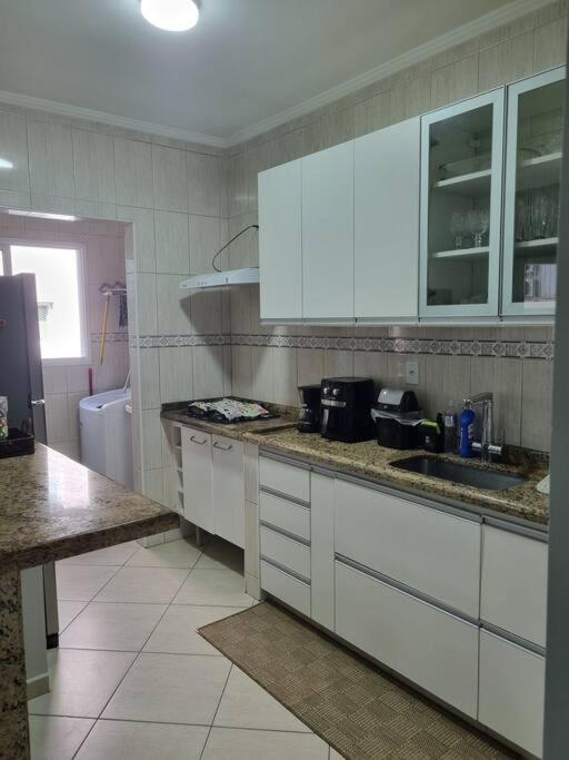 Apartamento Grand Beach - Praia Grande - 100M Da Praia - Amplo 우바투바 외부 사진